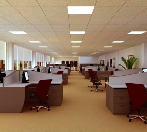 Thi công, lắp đặt đèn chiếu sáng văn phòng
